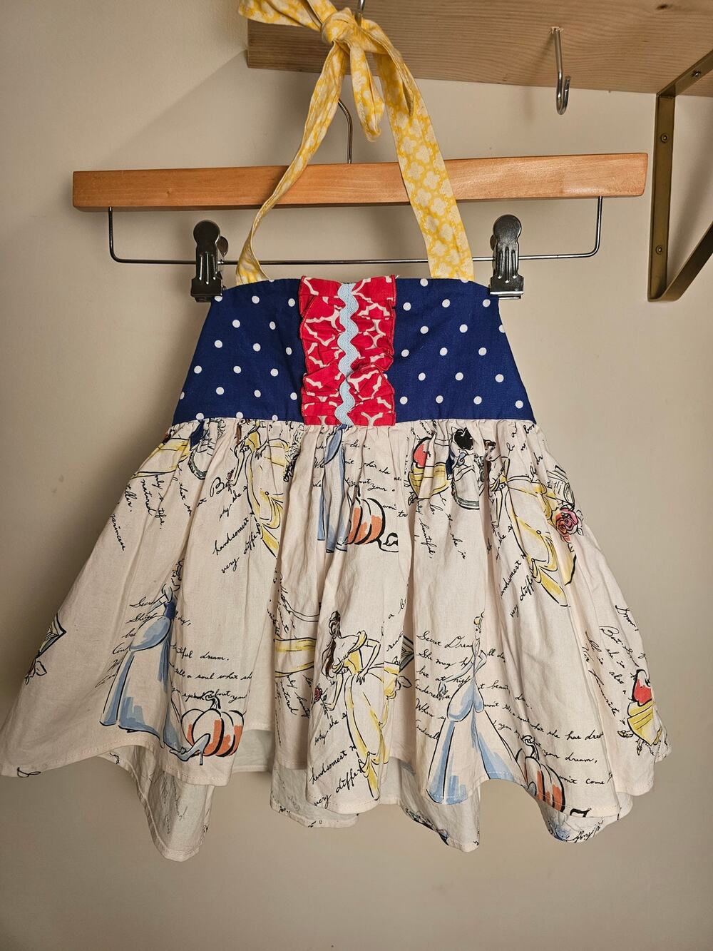 Custom Boutique Baby Doll Belle, Snow White, and Cinderella Cotton Top - Picture 1 of 9